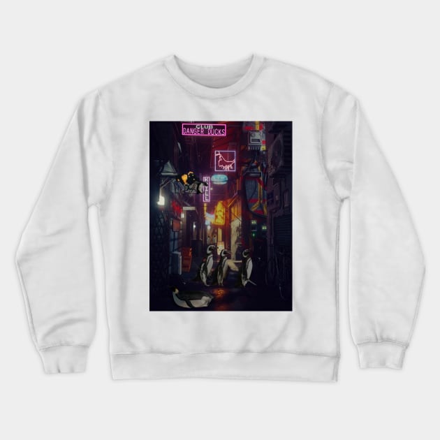 Danger Ducks Crewneck Sweatshirt by Cole Hunt